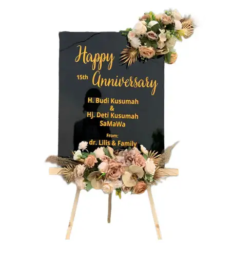 Papan Bunga Akrilik Cawas