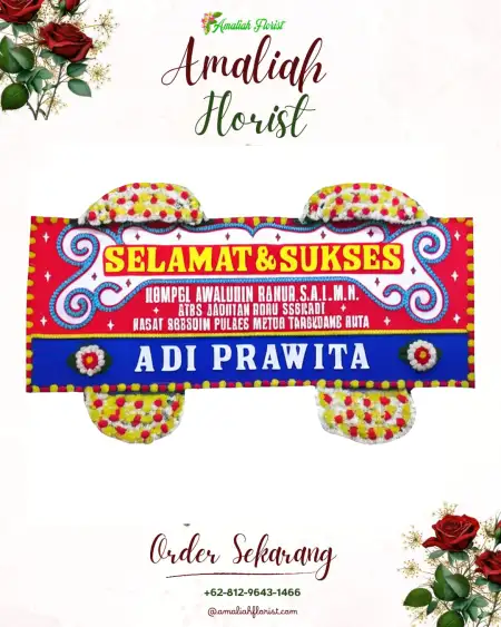 Papan Bunga Ucapan Selamat Cawas