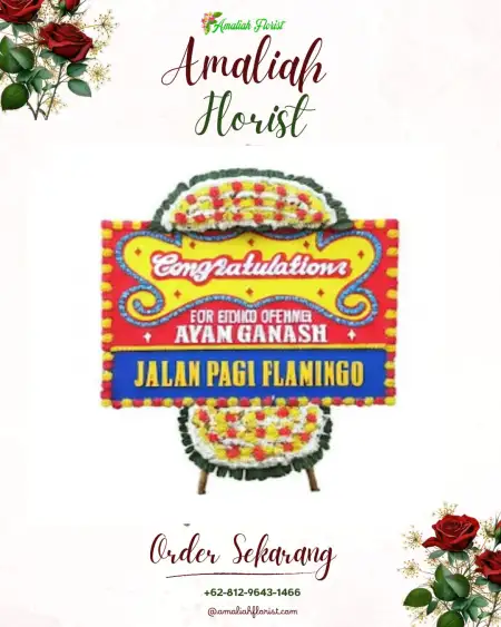 Sewa Papan Bunga Cawas